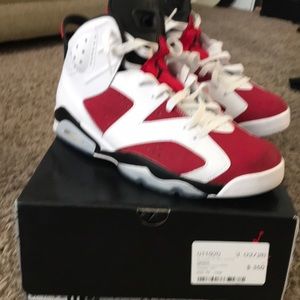 Air Jordan 6 retro OG Carmine size 11